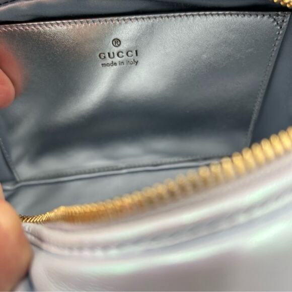 Women's Gucci GG medium Mormont shoulder bag Made in Italy - Picture 10 of 14